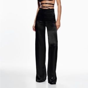Zara Satin full length pants